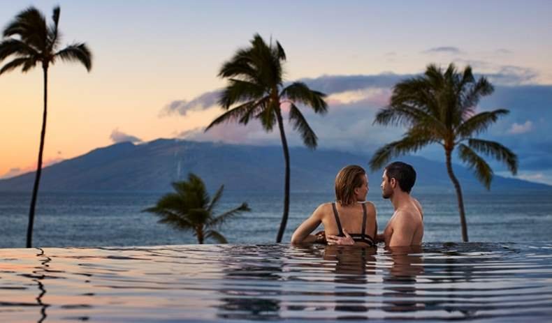 A couple enjoying in Bali