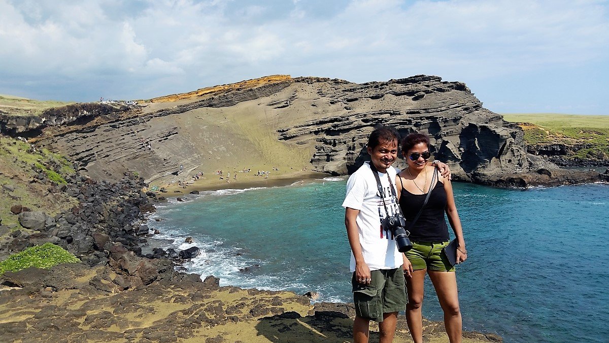 Green Sand beach, Hawaii