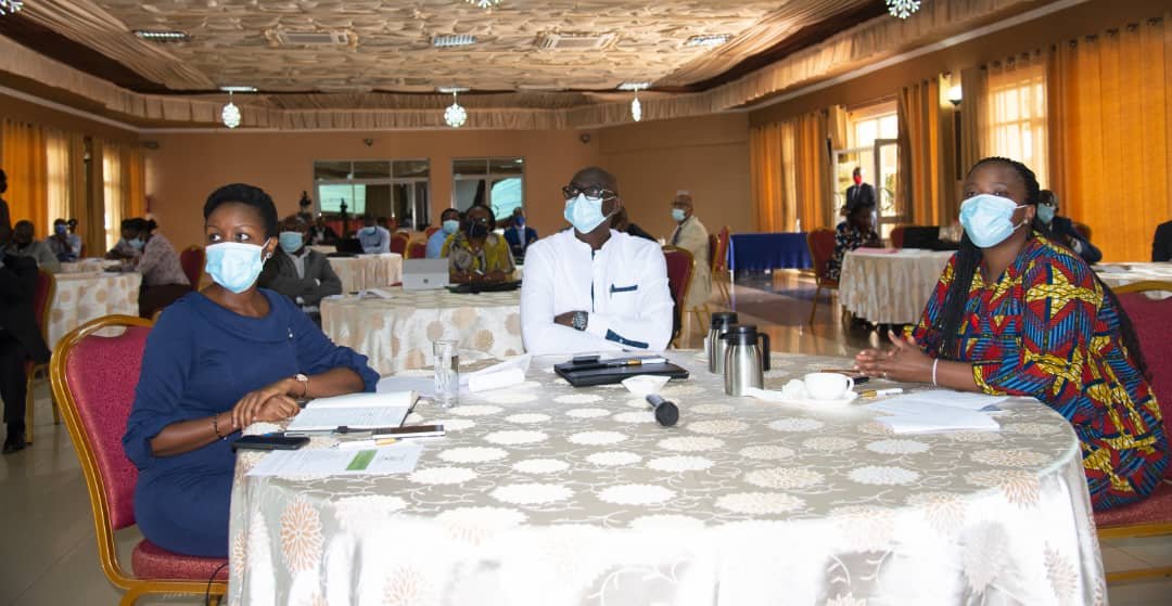 From L-R, Minister of ICT, Paula Ingabire, Minister of Justice, Johnston Busingye and RDB CEO, Clare Akamanzi